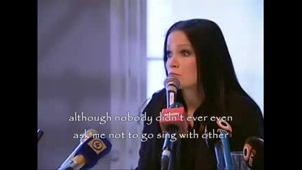 Tarja Turunen press conf (with Subtitles) post Nw break up