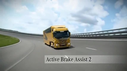 New Mercedes - Benz Truck Actros Active Brake Assist !!