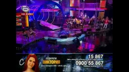 (15.04.09) Music Idol 3 - Изпълнението на Виктория !!!