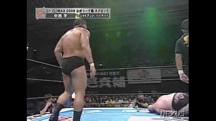 G1 CLIMAX Manabu Nakanishi vs. Giant Bernard 08/14/08