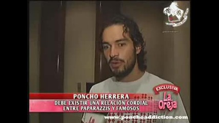 Poncho Opina Sobre Los Paparazzi