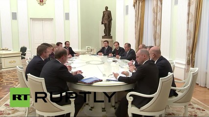 Russia: Putin holds trade talks with Slovak PM Fico