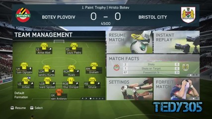 Fifa 14-ботев Пловдив в Англия- 10 еп
