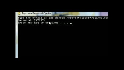 Хакване На Myspace Password