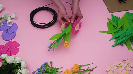 Spring is here: Floral garland