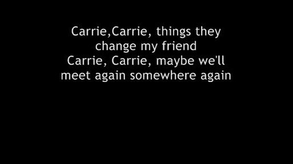 Europe - Carrie *albym the final countdown С текст :p