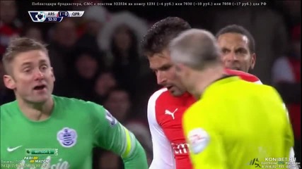 Арсенал 2:1 Куинс Парк Рейнджърс 26.12.2014