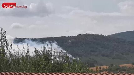 Пожар над град Баня