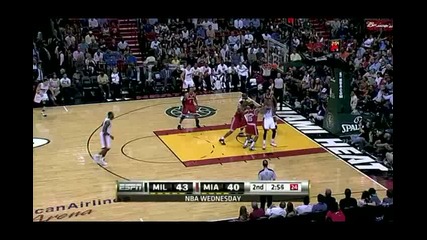 Milwaukee Bucks @ Miami Heat 90 - 85 [highlights] - 06.04.2011