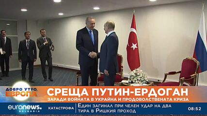 Ердоган се среща с Путин в Сочи
