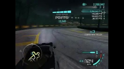 Nfs Carbon Drift 3 000 000+ World Record in Drift challenge