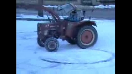 Traktor Burnout