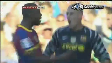 Barcelona vs Racing Santander 3 - 0 