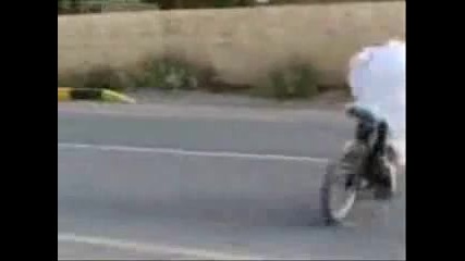 дрифт с колело ! 