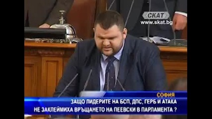 Защо Бсп, Дпс, Герб и Атака не заклеймиха връщането на Пеевски
