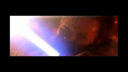 Star Wars Music Video Anakin vs Obi Mustafar - Dread Rock ( Хубаво Качество)