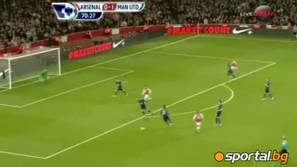 Арсенал-манчестър Юнаитед 1-2