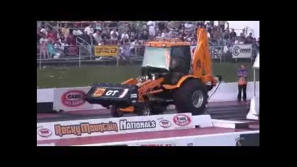 Dragster backhoe at Rocky Mountain Nationals 2007 