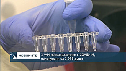 2 944 новозаразените с COVID-19, излекувани са 3 995 души