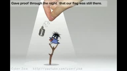 Crazy Singing Bird - Star Spangled Banner, Usa National Anth