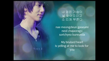 Yesung - It Has To Be You (neo animyeon andwae) Lyrics [hangul + Romanization + Eng Sub]