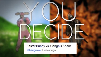 Genghis Khan vs Easter Bunny. Epic Rap Battles of History #8