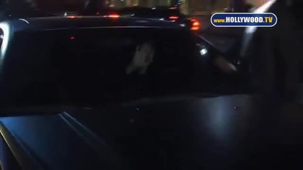 Justin Bieber излиза от " Spango " Hollywood.tv