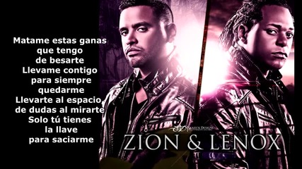 Bailando Despacio - Zion & Lennox _ Letra Oficial _ - Reggaeton -