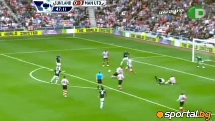 02.10.2010 Съндърланд - Манчестър Юнайтед 0 : 0 Мач от Английската Висша Лига 