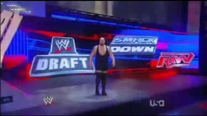 Big Show Drafted To Raw - Wwe Draft 2011