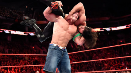 John Cena vs. Seth Rollins - Seven-Man Gauntlet Match Part 2: Raw, Feb. 19, 2018