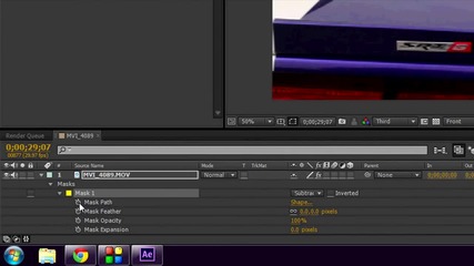Смяна цветовете на кола - After Effects Tutorial