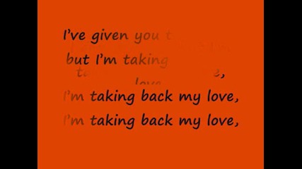 enrique iglesias ft ciara - takin back my love tekst
