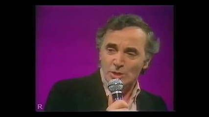 Demis Roussos & Charles Aznavour-que C'est Triste Venise(live)