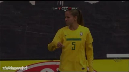 Женски футбол- Канада- Бразилия 2:1