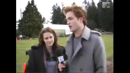 Mtv interview with Robert Pattinson & Kristen Stewart