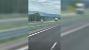 Кола беше забелязана да се движи в насрещното по АМ "Тракия"