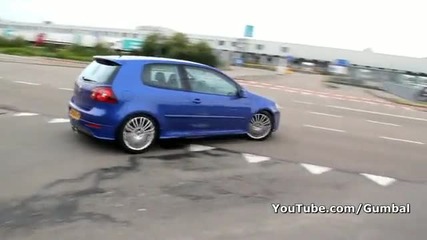 Golf V R32 w Milltek exhaust - Fast drive