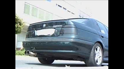 Звук от който да настpъхнеш.bmw e39 520i. 