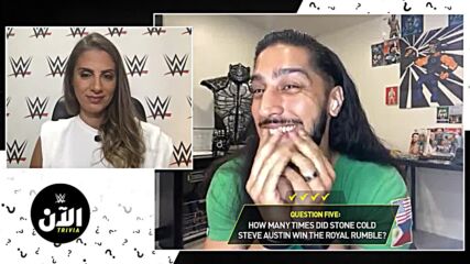Mustafa Ali tests his knowledge about WWE history