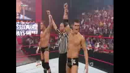 Wwe 09.03.09 Triple H Навестявя Randy Orton = Суматоха
