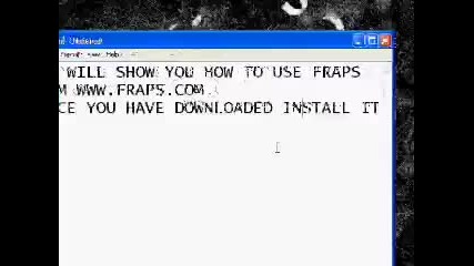 How to install and use fraps
