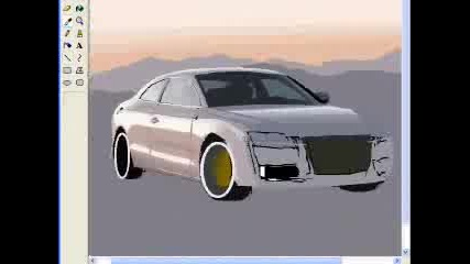 audi a5 - ms paint.. Audi