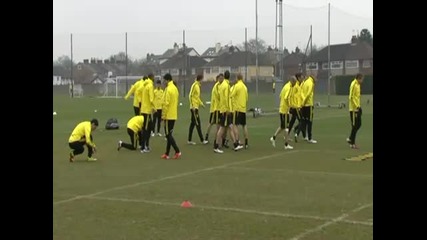 Andy Carroll Liverpool Fc squad train ahead of Europa