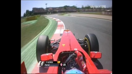 Alonso Q3 Spain 2011