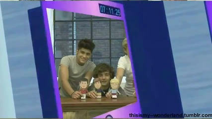 One Direction with icarly opening