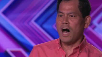 Jimmy Cheung sings Luciano Pavarotti's O Sole Mio - Audition Week 1 - The X Factor Uk 2014