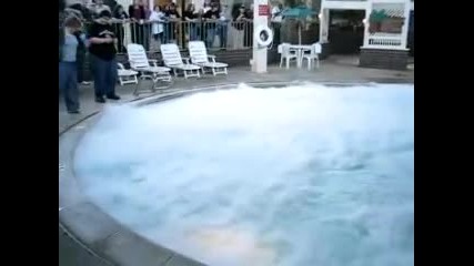 ` * Течен Азот в басейн * ` 