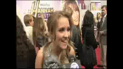 Hannah Montana The movie Emily Osment Интервю