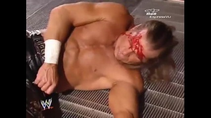 Wwe Backlash 2006 Shawn Michaels vs Shane & Vince Mcmahon ( мач стълби маси и столове )